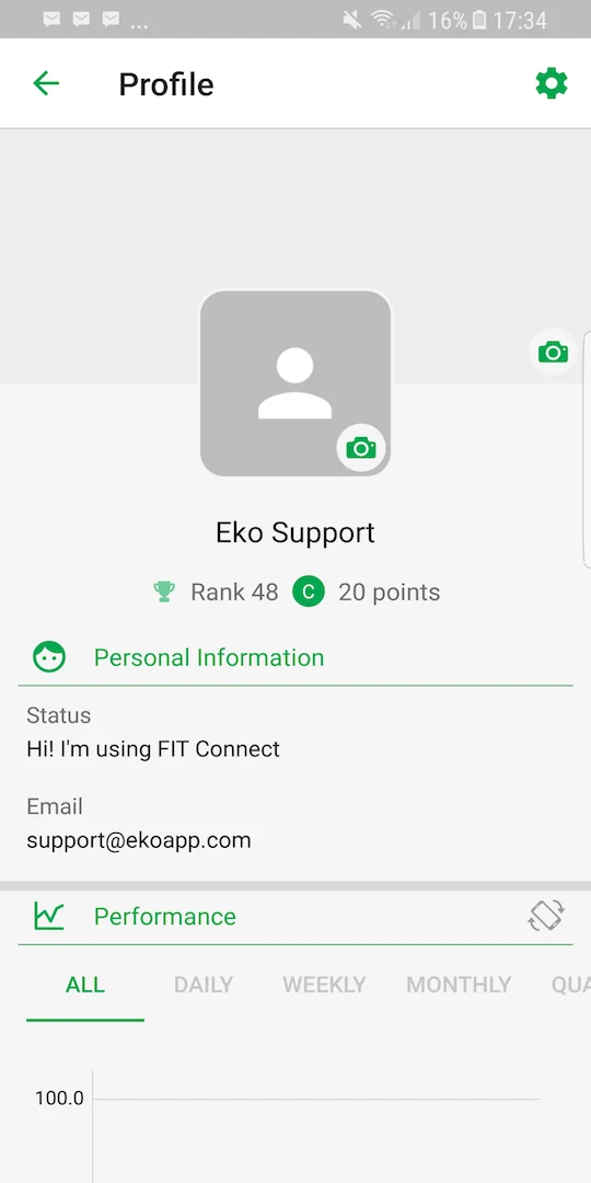 FIT Connect screenshot